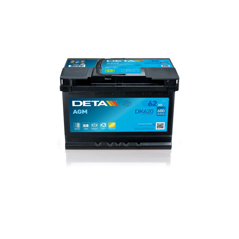 Battery DETA DK620 AGM