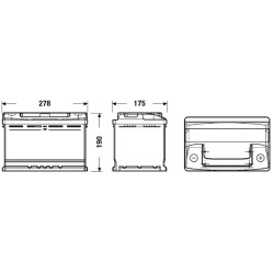 Battery EXIDE EC700