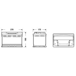 Battery TUDOR TB741