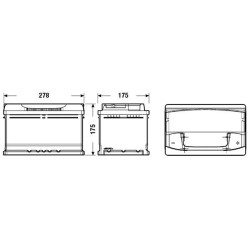 Аккумулятор EXIDE EA722