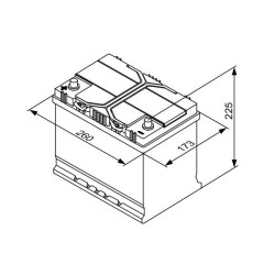 Аккумулятор BOSCH S4027