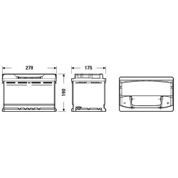 Аккумулятор EXIDE EA770