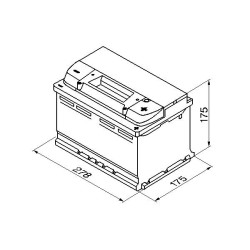 Аккумулятор BOSCH S4007