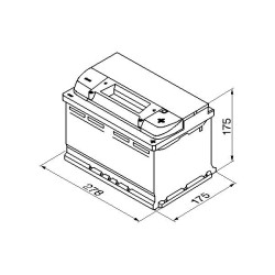 Аккумулятор BOSCH S5007