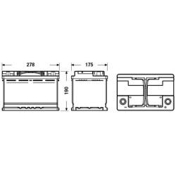 Battery EXIDE EL700