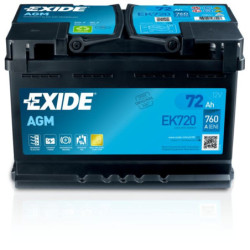 Aku EXIDE EK720 AGM