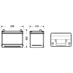 Battery EXIDE EB704