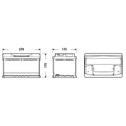 Battery EXIDE EB712