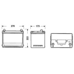 Battery EXIDE EA755