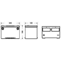 Battery EXIDE EB708