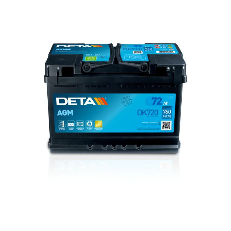 Battery DETA DK720 AGM