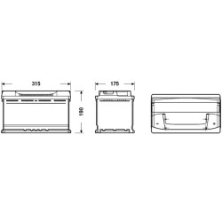 Battery EXIDE EB800