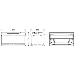 Battery EXIDE EB802