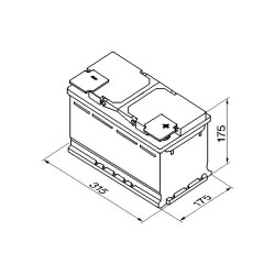 Battery BOSCH S5010