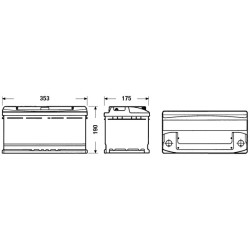 Battery EXIDE EC900