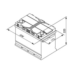 Aku BOSCH S4028