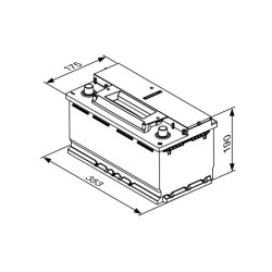 Battery BOSCH S4E13