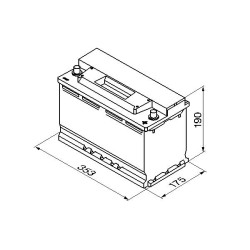 Аккумулятор BOSCH S3013