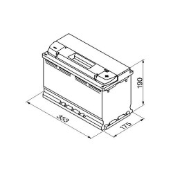 Battery BOSCH S5013