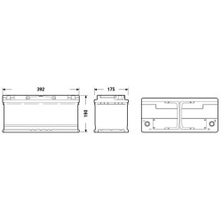 Battery EXIDE EK1060 AGM