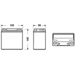 Battery EXIDE EK151