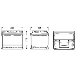 Battery EXIDE EC412