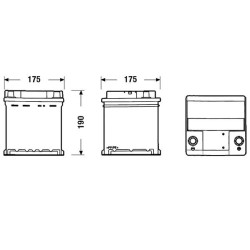 Battery EXIDE EC400