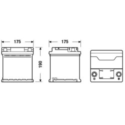 Battery EXIDE EB440