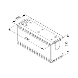 Аккумулятор BOSCH T4076