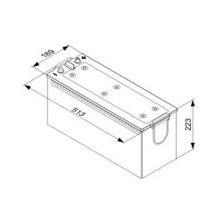 Аккумулятор BOSCH T5075