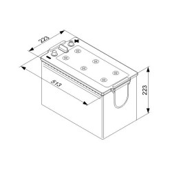 Аккумулятор BOSCH T4077