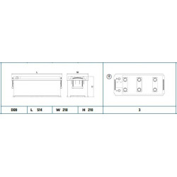 Аккумулятор EXIDE EG1705