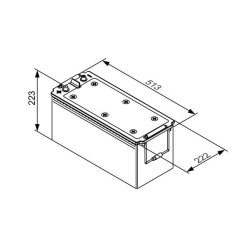 Аккумулятор BOSCH T3055