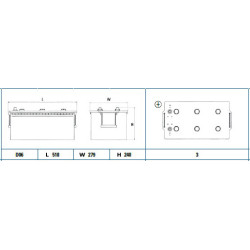 Battery EXIDE EG2253