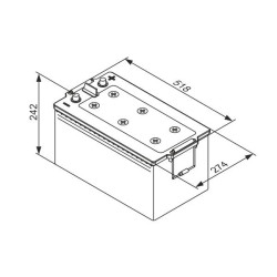 Battery BOSCH TE088