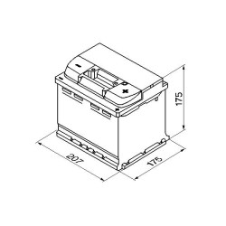 Battery BOSCH S4001