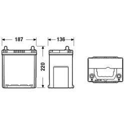 Battery EXIDE EA406