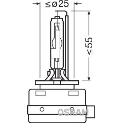 Xenon pirn OSRAM D8S 66548 XENARC