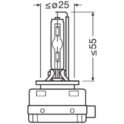 Ксеноновая лампа OSRAM D1S 66140 COOL BLUE INTENSE