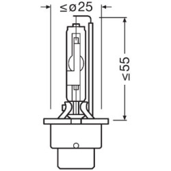 Xenon bulb OSRAM D4S 66440XNN-HCB NIGHT BREAKER