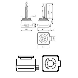 Ксеноновая лампа PHILIPS D1S 85415VIC1