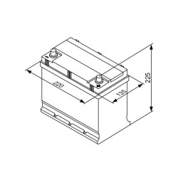 Battery BOSCH S3016