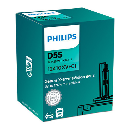 Xenon bulb PHILIPS D5S 12410XV+C1