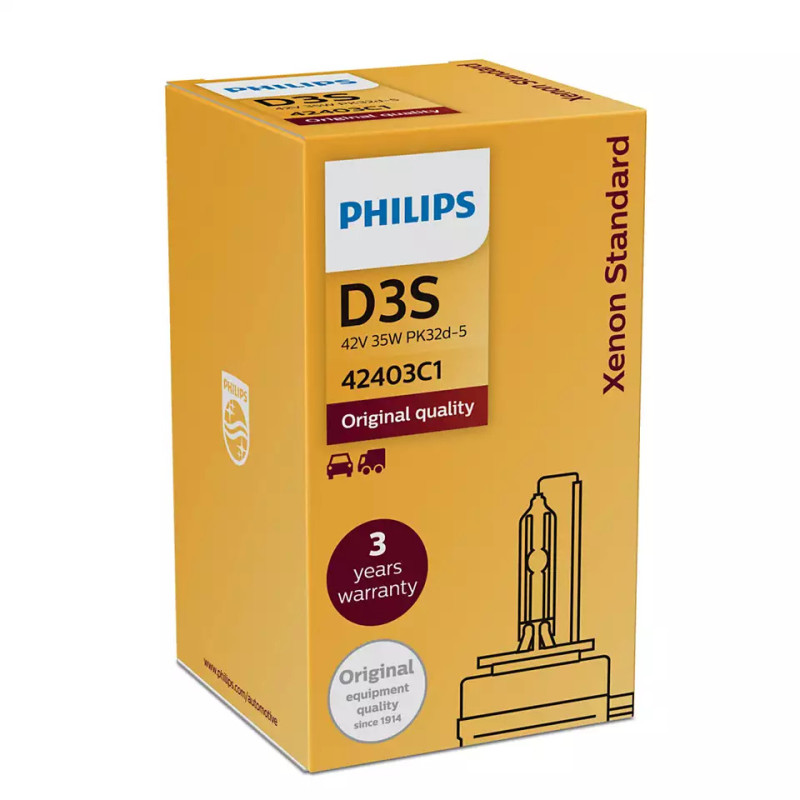 Ксеноновая лампа PHILIPS D3S 42403C1