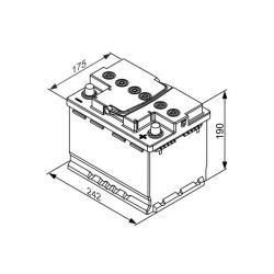 Battery BOSCH S5A05