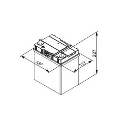 Aku BOSCH S4019