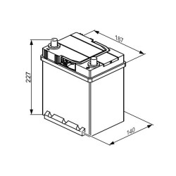 Battery BOSCH S4030