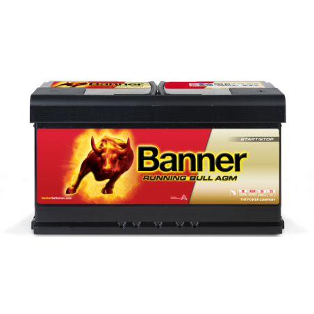 BANNER RUNNING BULL AGM 95Ah 850A 354X175X190 -/+