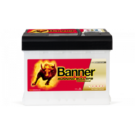 BANNER RUNNING BULL EFB PRO 65Ah 640A 241X175X190 -/+