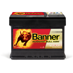 BANNER RUNNING BULL AGM 60Ah 640A 241X175X190 -/+